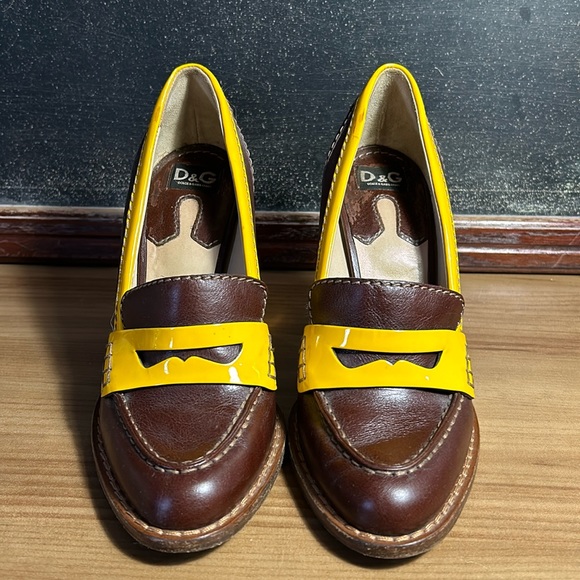 D&G Shoes - Dolce & Gabbana penny loafer heels